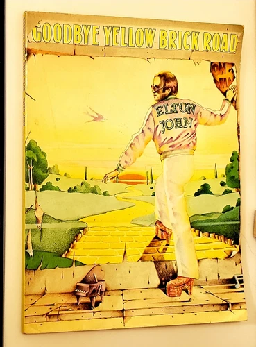 Elton John "Goodbye Yellow Brick Road" Songbook Artwork Sheet Music 70's Vintage
