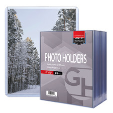 25 Guardhouse 8x10 Toploaders - 12 Mil Rigid Photo Sentry Holder - PVC Safe