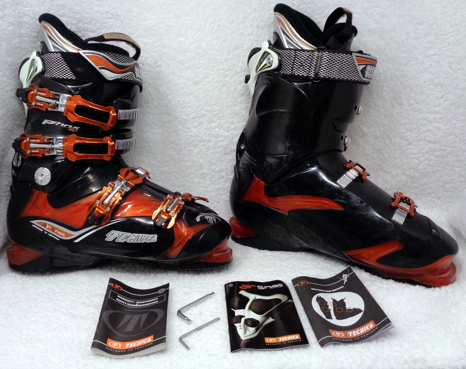 SALOMON TECNICA Scarponi da Sci Uomo Nero e Arancione Phoenix 90 Air Shell (9)