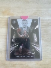 2020-21 Panini Black - Rookie Malachi Flynn #80 Swirlorama /65 (RC)