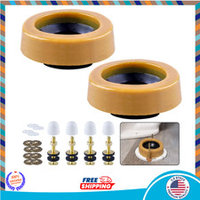 Extra Thick Wax Ring Toilet, Flange and Bolts for Reinstallation of the Toilet