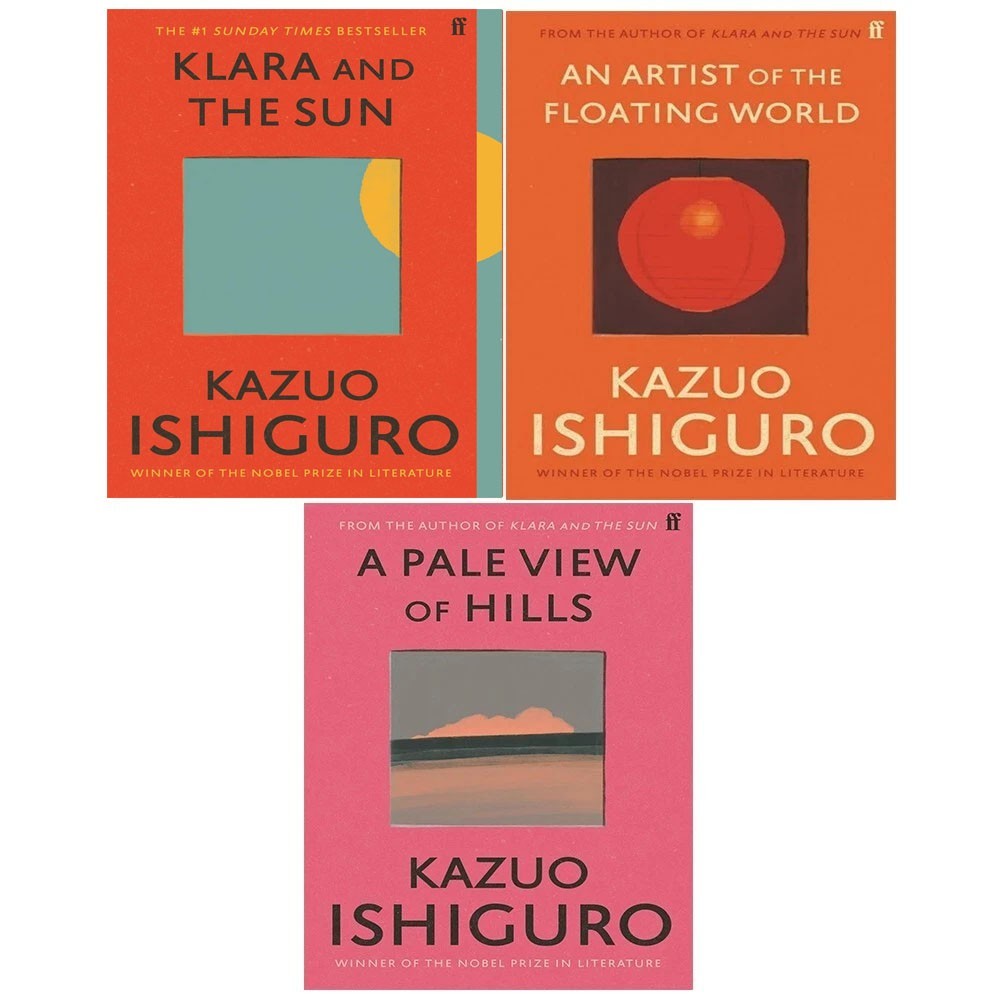 Kazuo Ishiguro Collection 3 Books Set Klara and Sun ,An Artist of Floating