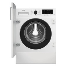 Beko WTIK84122F 8kg 1400prm Integrated Washing Machine - White/Black NEW