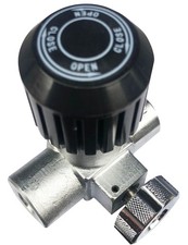 Breathing Air High Pressure Line Valve 1/4" NPT with Bleed 6000 PSI SCBA