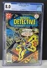 Detective Comics #470 CGC Graded 8.0 1977 / 1st modern Hugo Strange DC CLASSIC