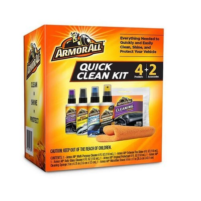 #ad Armor All Quick Clean Car Detailing Kit 4 Products 2 Accessories $14.82