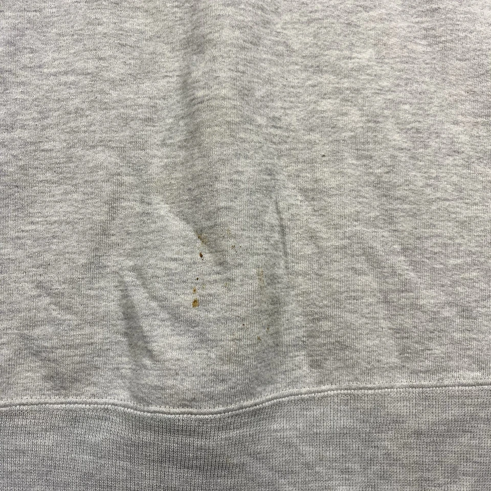 Sudadera Atlética Russell De Colección Hombres XL Gris Cuello Redondo En Blanco Hecha en EE. UU. Años 90 Foto 2 de 4