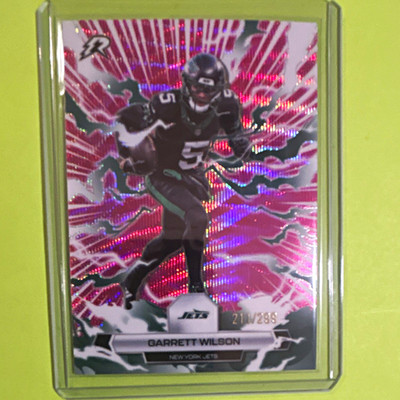 Topps 2024 Garrett Wilson New York Jets NFL Football Card #77 Parallel /299