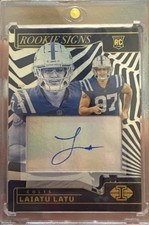 2024 Panini Illusions - Rookie Signs Laiatu Latu #RS-LLU /240 (AU, RC)
