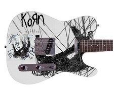 Korn Signed Autographed The Nothing Album CD Custom Graphics Photo Guitar ACOA