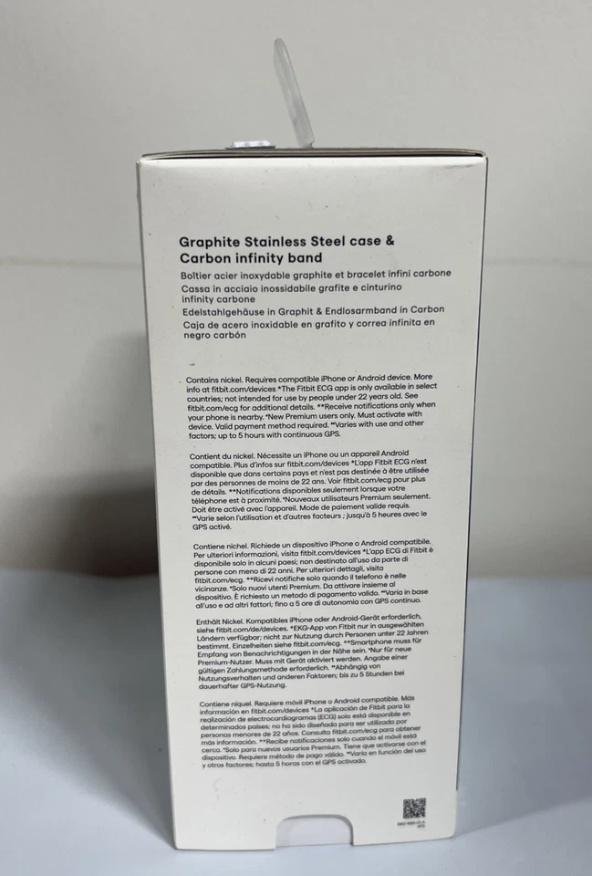 Reloj inteligente Fitbit Sense avanzado con herramientas para la salud del corazón, el manejo del estrés Foto 4 de 4