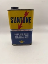 SUNOCO SUNTUNE MOTOR TUNE UP GAS OIL ADVERTISING CAN