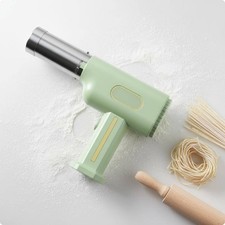 Handheld Pasta Machine Compact Electric Pasta Creator Stainless Steel