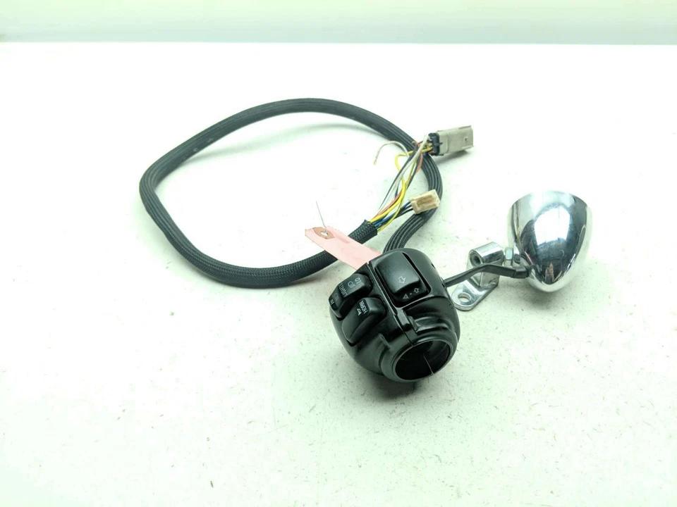 08 Harley Davidson Dyna Fat Bob FXDF Front Left Control Switch w/ Turn Signal - Image 4 of 4