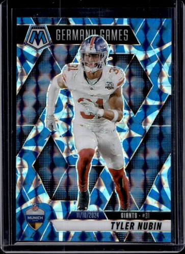 2025 Panini Mosaic Tyler Nubin International Games Reactive Blue Prizm #261