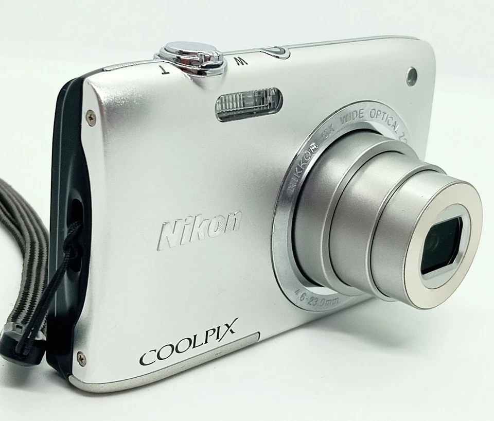 (EXC+++++) Nikon Coolpix S2900 Silver 20.1MP 5x Zoom Compact DigitalCamera Japan - Image 4 of 4