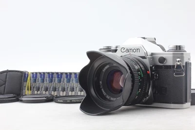 [N COMO NUEVO] Canon AE-1 Silver 35mm Film Camera New FD NFD 50mm F1.8 Lens F... - Imagen 1 de 4