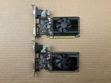 LOT OF 2 NVIDIA GeForce GT 610 1GB Low Profile N610GT-MD1GD3/LP Graphics Card