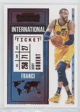 2020-21 Panini Contenders International Ticket Red Rudy Gobert #18 1u6