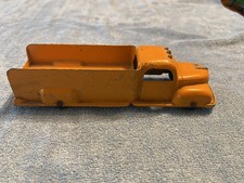 Vintage Tootsietoy 6" Yellow Utility Truck, Antique - Used
