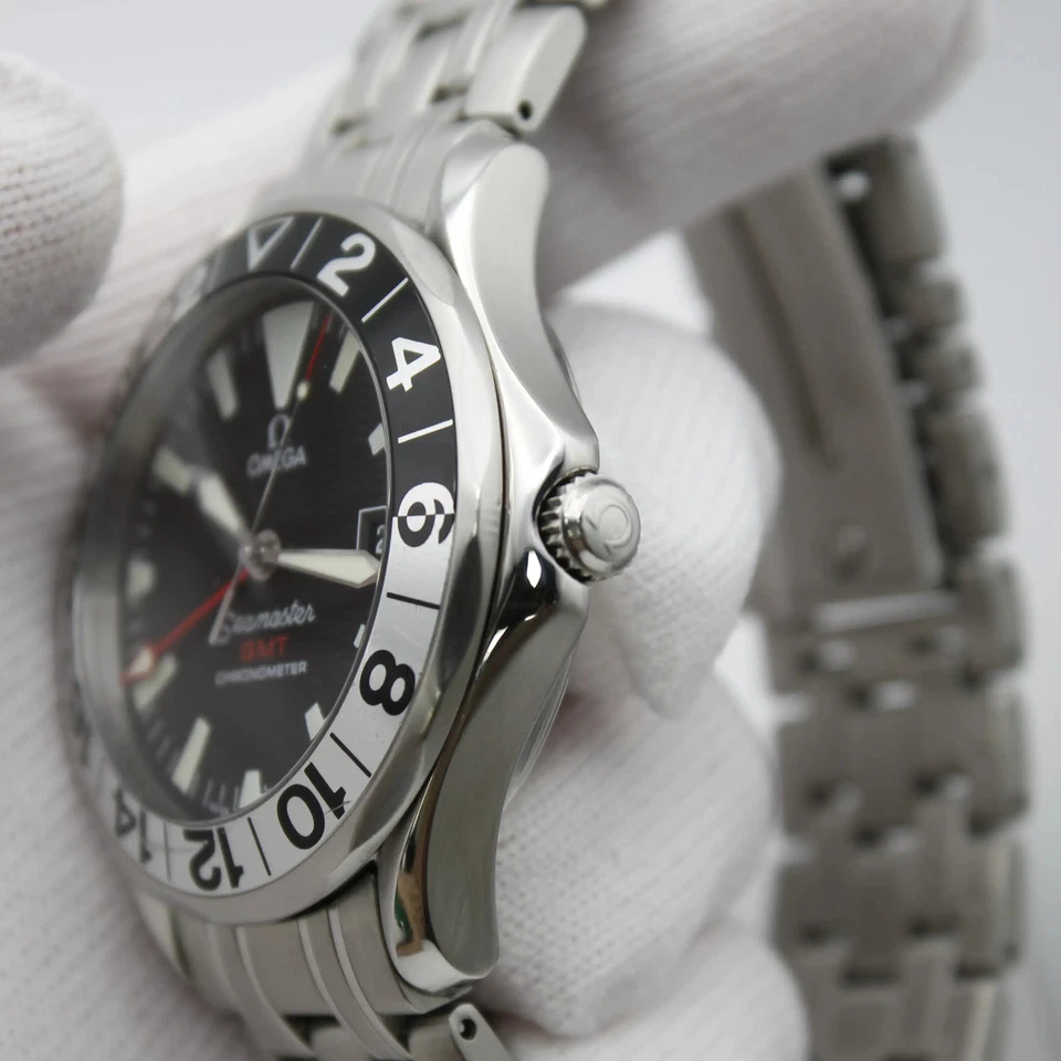 Reloj Omega Seamaster GMT 50 aniversario acero esfera negra para hombre 2234.50.00 Foto 2 de 4