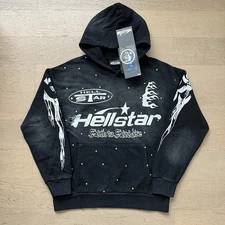 Hellstar Black Basic Hooded Sweatshirt Hoodie Size S-M-L