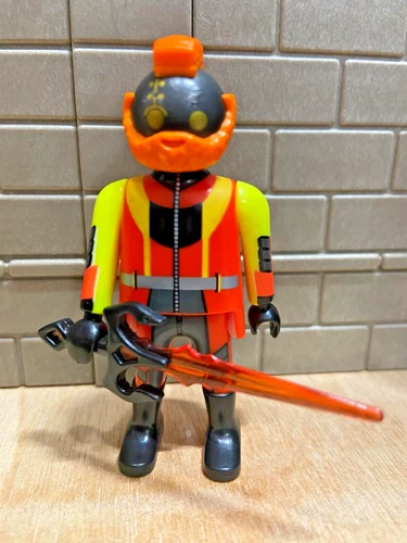 PLAYMOBIL Space Soldier Character Super Agent 32 - for CUSTOM RARE VINTAGE