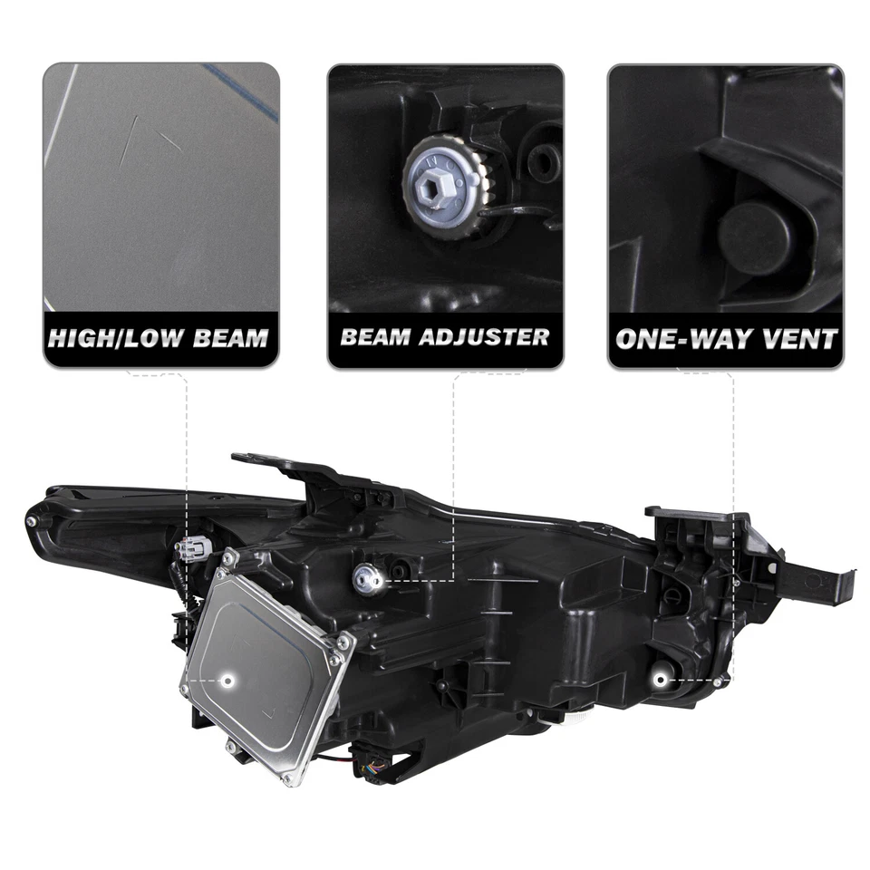 For 2019 2020 2021 Mazda 3 NON-AFS Model Full LED Right Passenger Side Headlight - Image 3 of 4