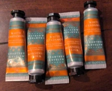 LOT OF 5 CRABTREE & EVELYN WHITE CARDAMOM HAND THERAPY CREAM 0.34OZ,  10 ml 