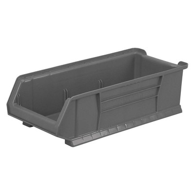 AKRO-MILS 30286GREY Super Size Bin,Gray,Plastic,7 in 45MV74