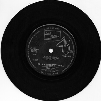 Northern Soul Motown - Four Tops - I'm In A Different World / Remember When