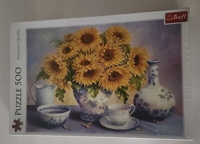 Trefl Puzzle 500 Pieces - Sunflowers - 19''x 13'' Sealed box US Seller
