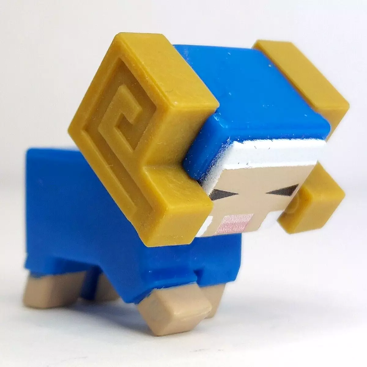 Boneco Minifigure Blocos De Montar Sheep Blue Minecraft no Shoptime