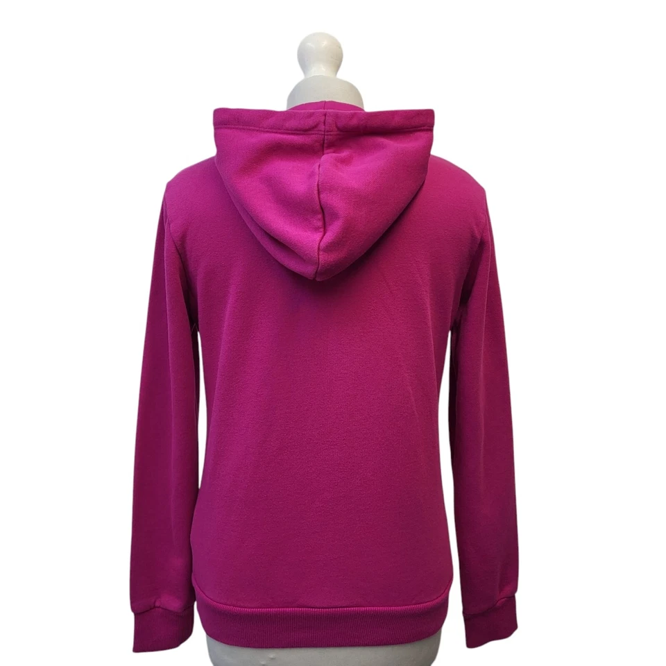Puma Sports Hoodie Pink Drawstring Women's UK Size XS K393 - Image 4 of 4