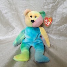 Ty Beanie Baby Garcia The Bear 1995 HANG 1993 TUSH TAG PVC ERRORS 4th Gen MWMT