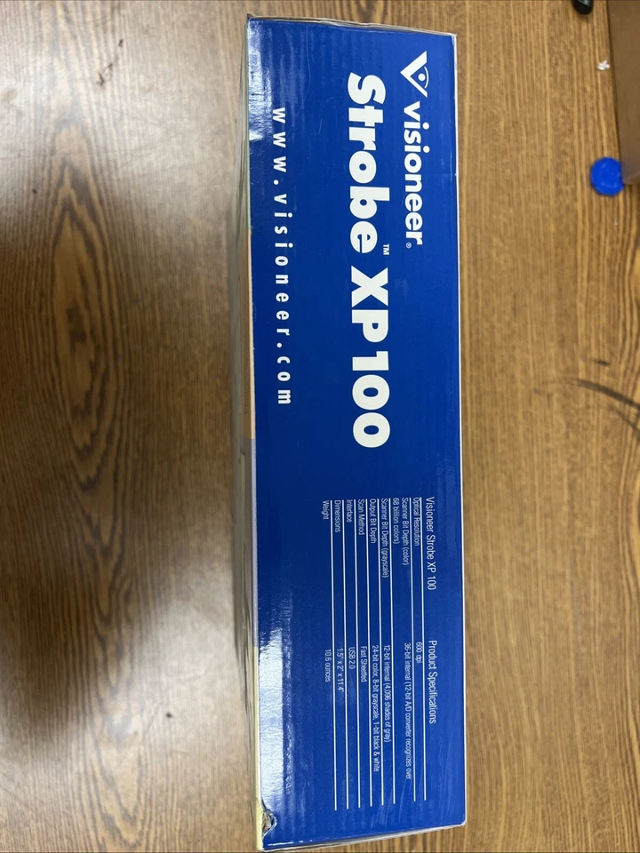 VISIONEER STROBE XP 100 BLACK PORTABLE SHEETFEED DOCUMENT MOBILE SCANNER - Image 4 of 4