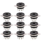 5PCS 8pin Bakelite Octal Valve Tube Socket For EL34 6V6 6L6 KT88 Chassis Mount