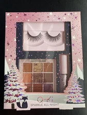 Q-KI, Sparkle All Night, 9 Eyeshadows, 1 Shimmer Eyeshadow, 1 set Eyelashes