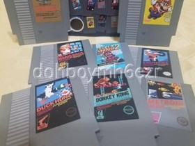 NES Game Coasters Nintendo Super Mario Zelda Donkey Kong Metroid set of 8