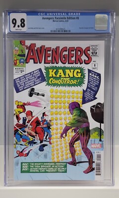 Avengers # 8 CGC 9.8 Facsimile Edition First Kang Marvel Comics 2023