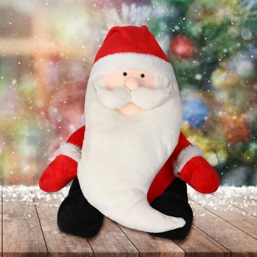 RED SANTA CLAUS CHRISTMAS STUFFED SOFT PLUSH TOY FOR KIDS