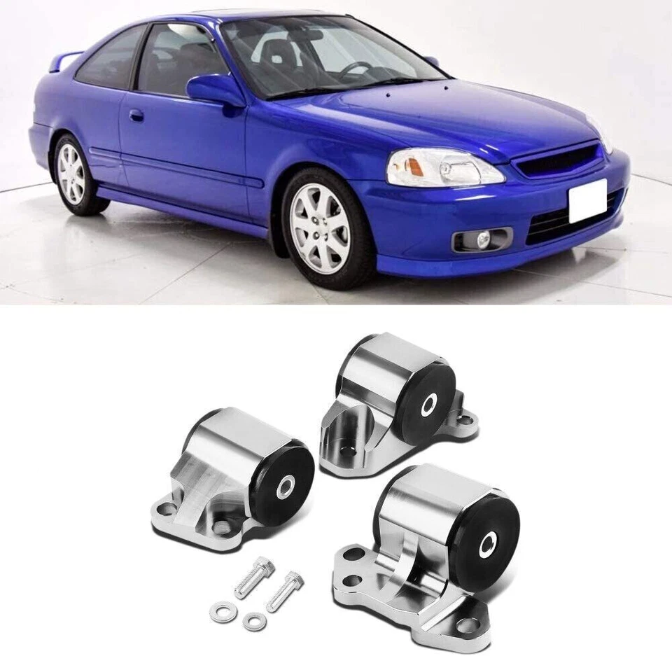 Engine Motor Mount Swap Kit 2-Bolt for Acura Integra Honda Civic B & D Series EG Foto 3 de 4