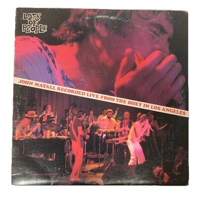 John Mayall - Lots Of People - Live - Vinyl Record - 1977 - Tested