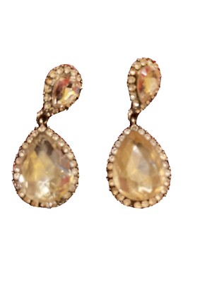 Rhinestone Forever 21 Stud Earrings Rhinestone Earrings Bamboo