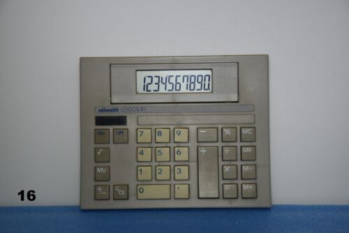 Calculatrice LCD vintage Olivetti Logos 81 à collectionner - Photo 1/15