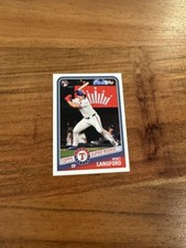 Wyatt Langford 2024 Topps Throwback 1988 Super Rookie Image Variation SP NRMT+