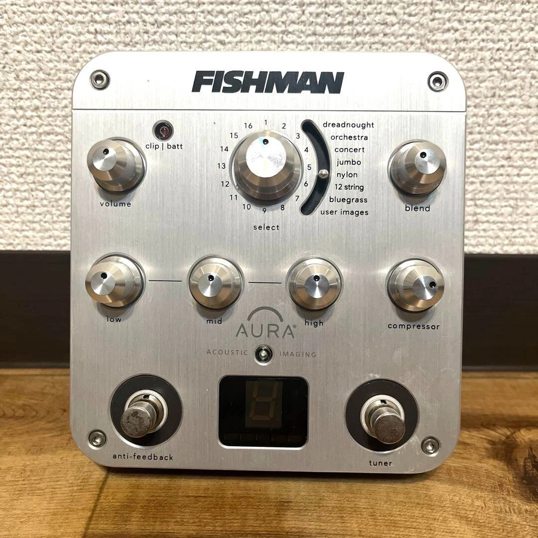 Fishman Proaurspc Aura Spectrum DI Acoustic Guitar Preamplifier 128 Sounds Used