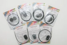 ONE Knitter's Pride Interchangeable cords-Choose your length-Black