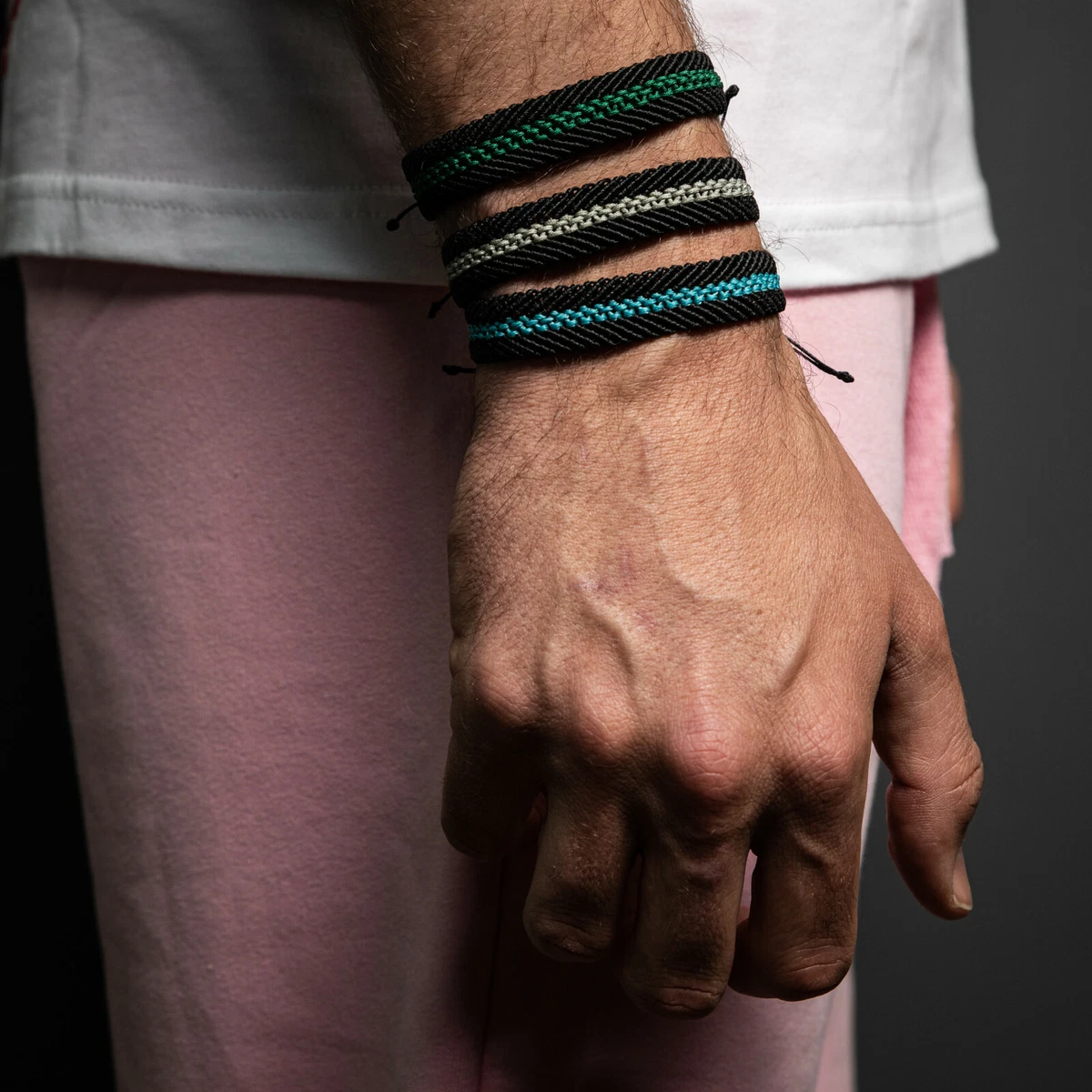 Black bracelets for guys deals