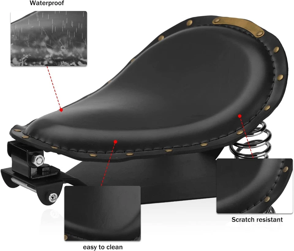 Suporte de assento solo mola bobber base selim para Suzuki GZ125 GZ150 GZ250 - Imagem 2 de 4